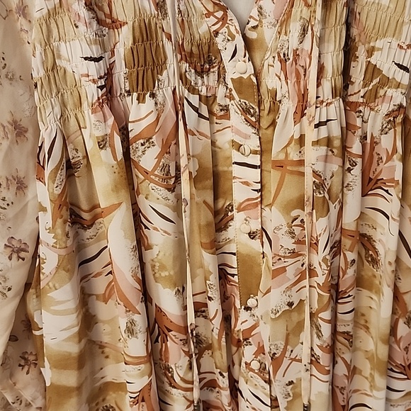 Entro womens boho blouse XL NWT - Picture 4 of 5